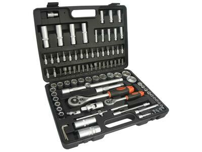 Satz Schraubenschlüssel Steckschlüssel Satz 94 Stk. 1/4 ", 1/2",