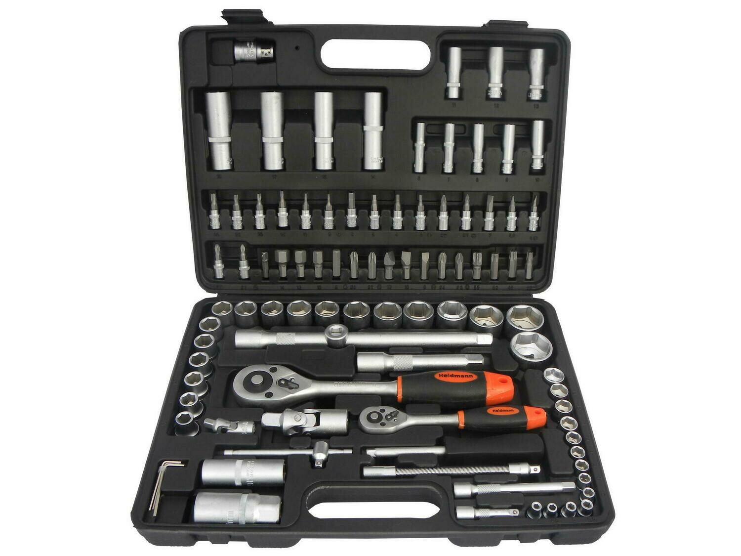 Satz Schraubenschlüssel Steckschlüssel Satz 94 Stk. 1/4 &quot;, 1/2&quot;,
