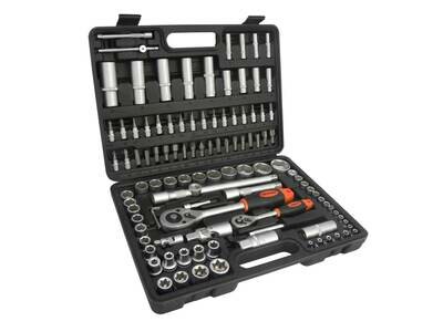 108 TLG. Steckschlüssel . 1/4 ", 1/2", Torx, H-Typ