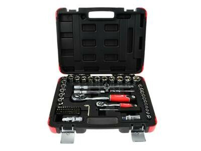 Ein Satz professioneller 72el Steckschlüssel. 1/4 "-1/2" 25 GW (4)