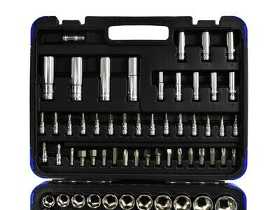 Ein Satz professionelle Steckdosen 94 Stk. 1/4 "-1/2"