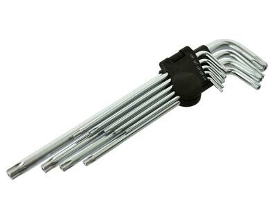 Satz Torxschlüssel 9 tlg. T15-55 / 260mm GEKO