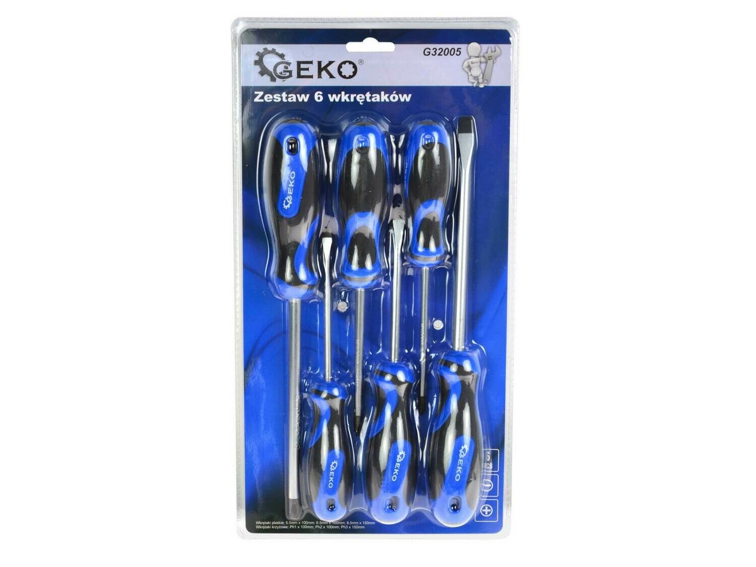 Set mit 6 GEKO-Schraubendrehern