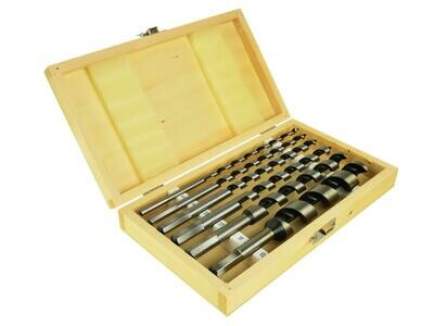 Set mit 6 Holzbohrer 6-25mm / 230mm, Holzkiste