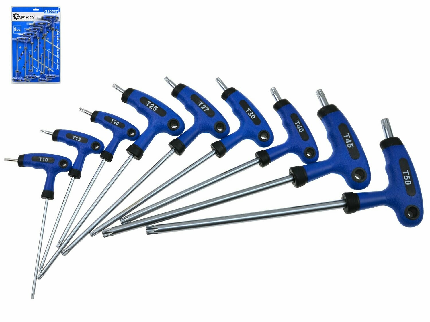 Ein Satz Torx-Schraubendreher vom Typ T 9 stk.