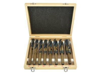 8 TLG Set. HSS-Bohrer für Metall und Holz HSS Schaft 13mm