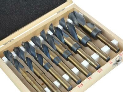 8 TLG Set. HSS-Bohrer für Metall und Holz HSS Schaft 13mm