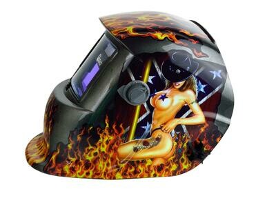 PROFI FLAMME Schweißmaske mit automatischer Verdunkelung