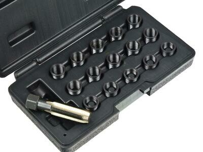 Set zur Reparatur von Gewinden und Zündkerzen 16 Stck. M14X1,25