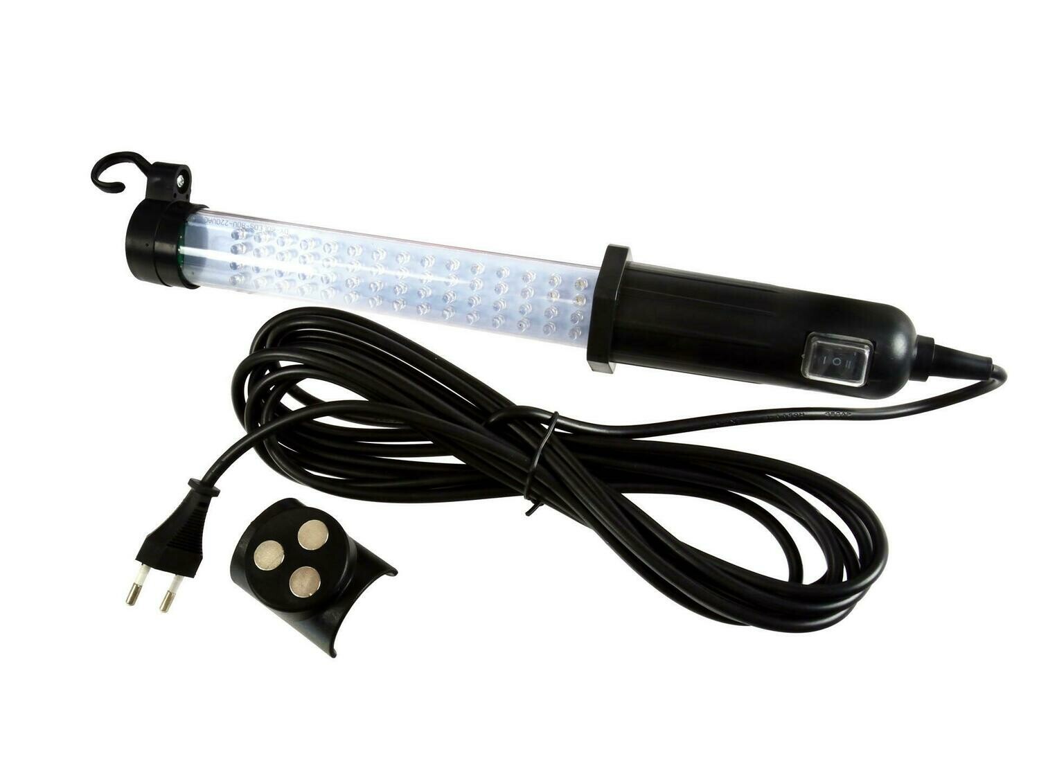 Werkstattlampe 60 + 9LED 230V