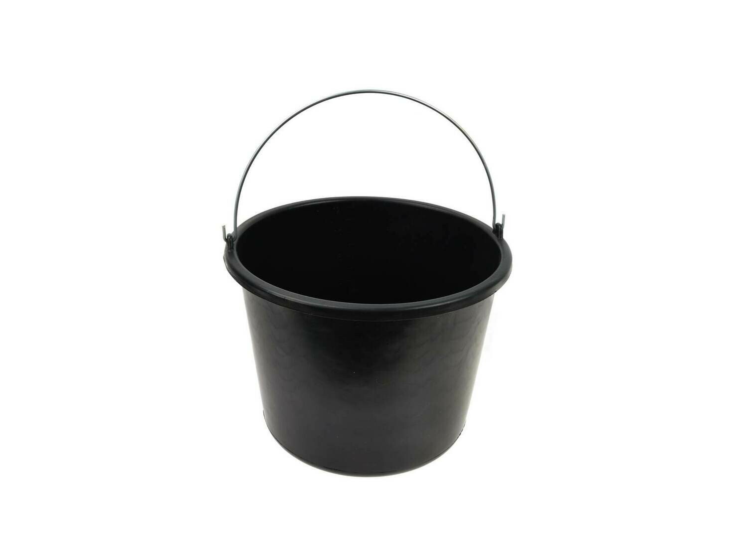 Baueimer 12L schwarz
