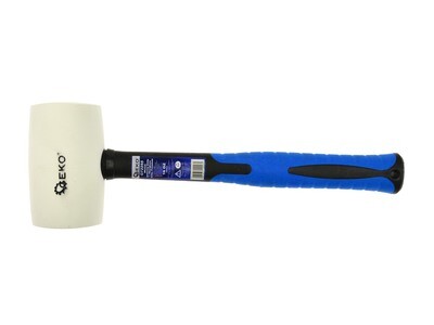 Gummihammer 600G / Weiß Geko Premium Glasfaser