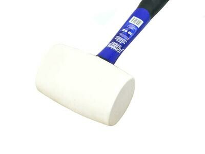 Gummihammer 1100G / weiß Geko Premium Fiberglas
