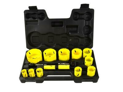 Bimetall Lochsäge für Metall und Holz 17St. Plastikbox