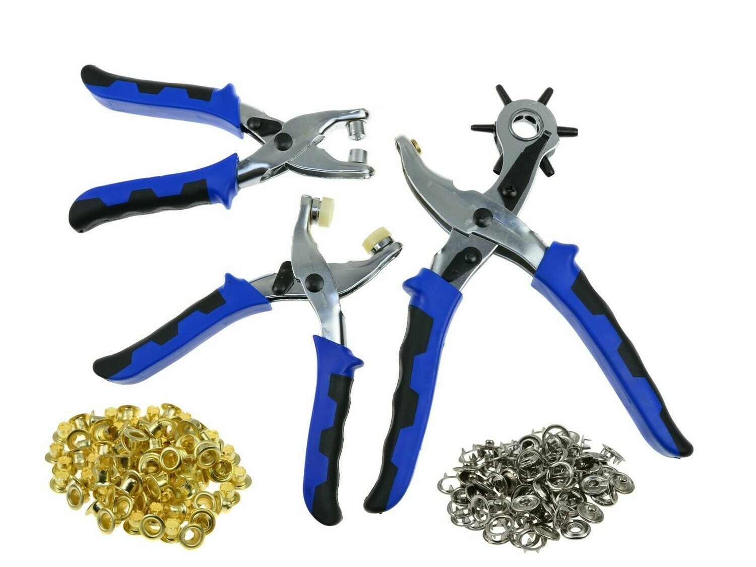 Lederhandwerkset für Löcher, Ösen, Druckknöpfe