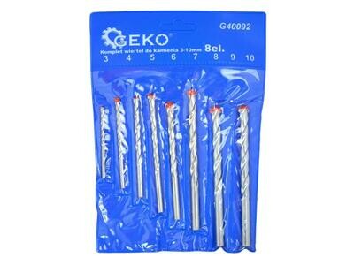 Steinbohrer Set  3-10 mm / 8 Stück Geko