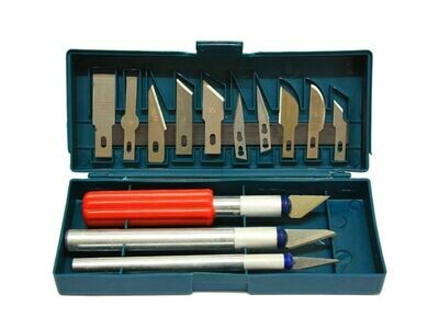Messer und Modellierskalpelle Set 13 Stk.