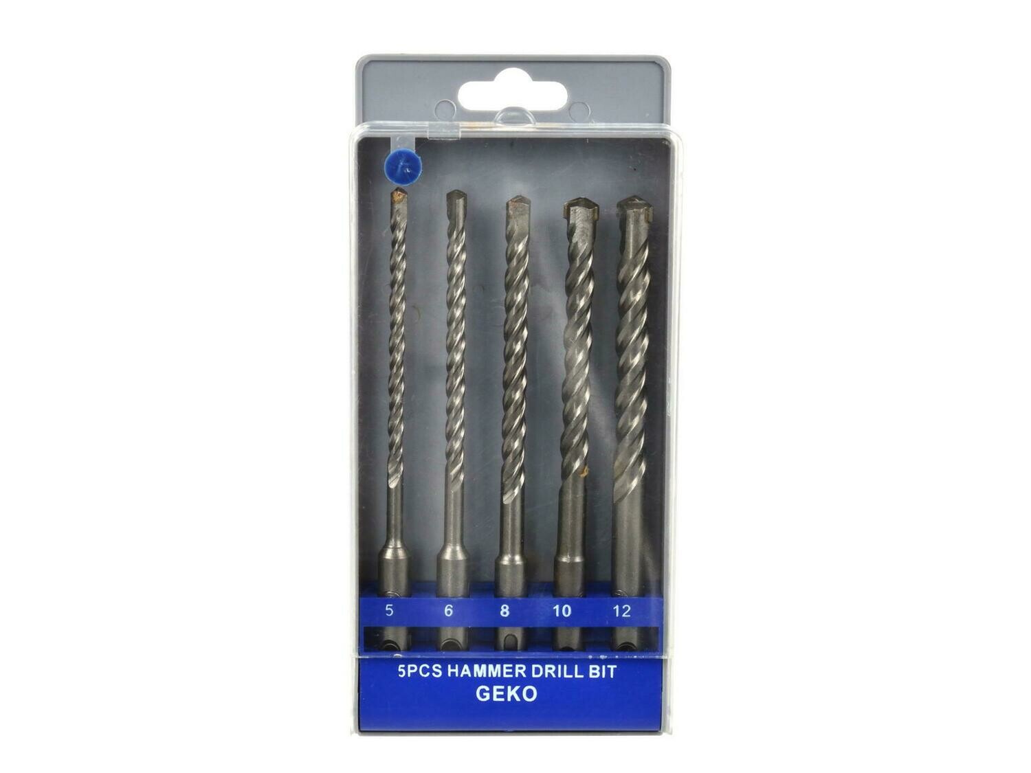 SDS Plus Bohrset 5-12 mm, 5el