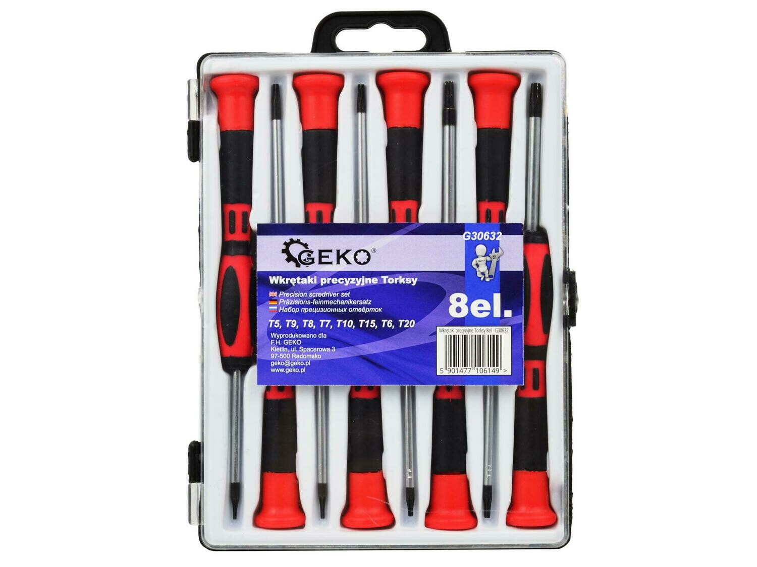Torks 8 stk Präzisionsschraubendreher / für Mobiltelefone