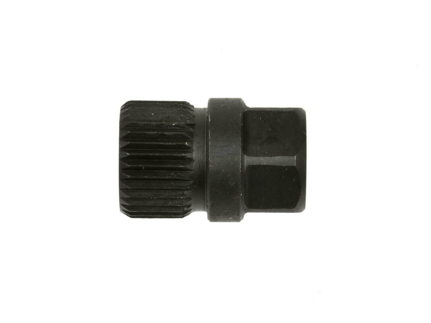 Der Schlüssel der Sechskantscheibe der Lichtmaschine 17 mm 33z / 30 mm lang
