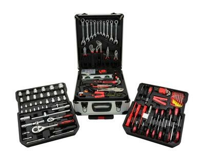 Werkzeugkoffer mit Zubehör 187 Stk. (Jeweils Schraubenschlüssel)