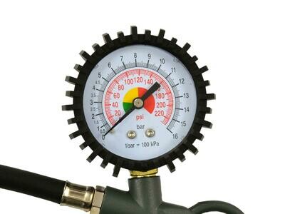 Aufblaspistole mit großem Manometer
