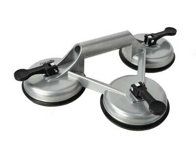 Halter-Saugnapf für Fenster 3x115mm Aluminium