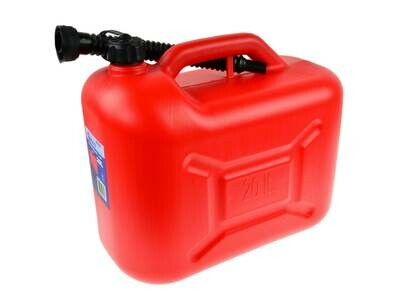 20L Plastikbehälter + Trichter (5)