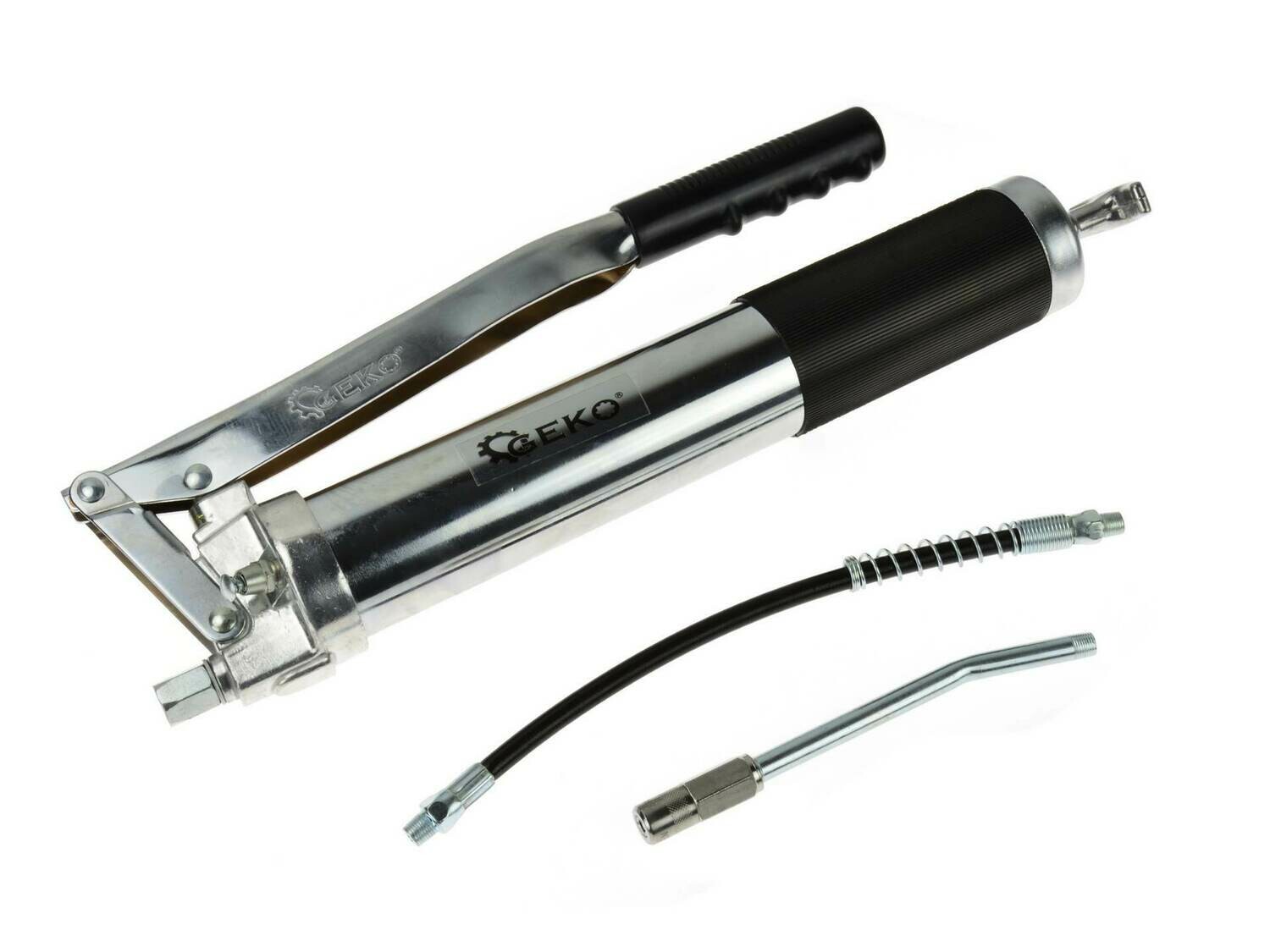 Handfettpistole GEKO Profi 600ml Silber