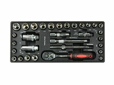 Einsatz - 3/8 &quot;8-22 mm CRV-Ratschensteckdosensatz (5)