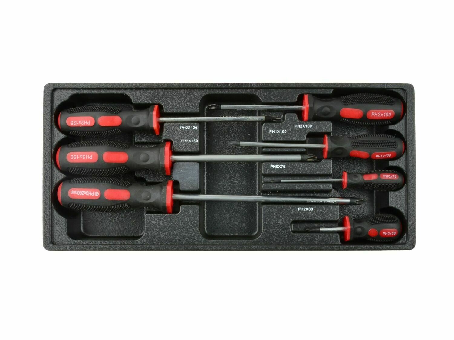 Einsatz - ein Satz Schraubendreherkreuze 7el. CRV (10)