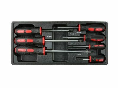 Einsatz - ein Satz Schraubendreherkreuze 7el. CRV (10)