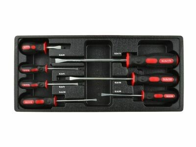 Einsatz - ein Satz flache Schraubendreher 7 stk. CRV (10)