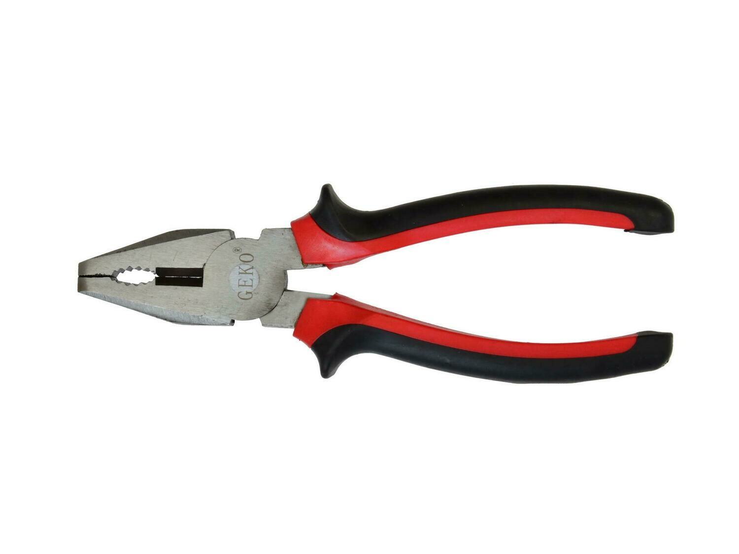 Zange, vernickelt, 180 mm (rot und schwarz) (60)