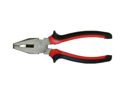 Zange, vernickelt, 180 mm (rot und schwarz) (60)