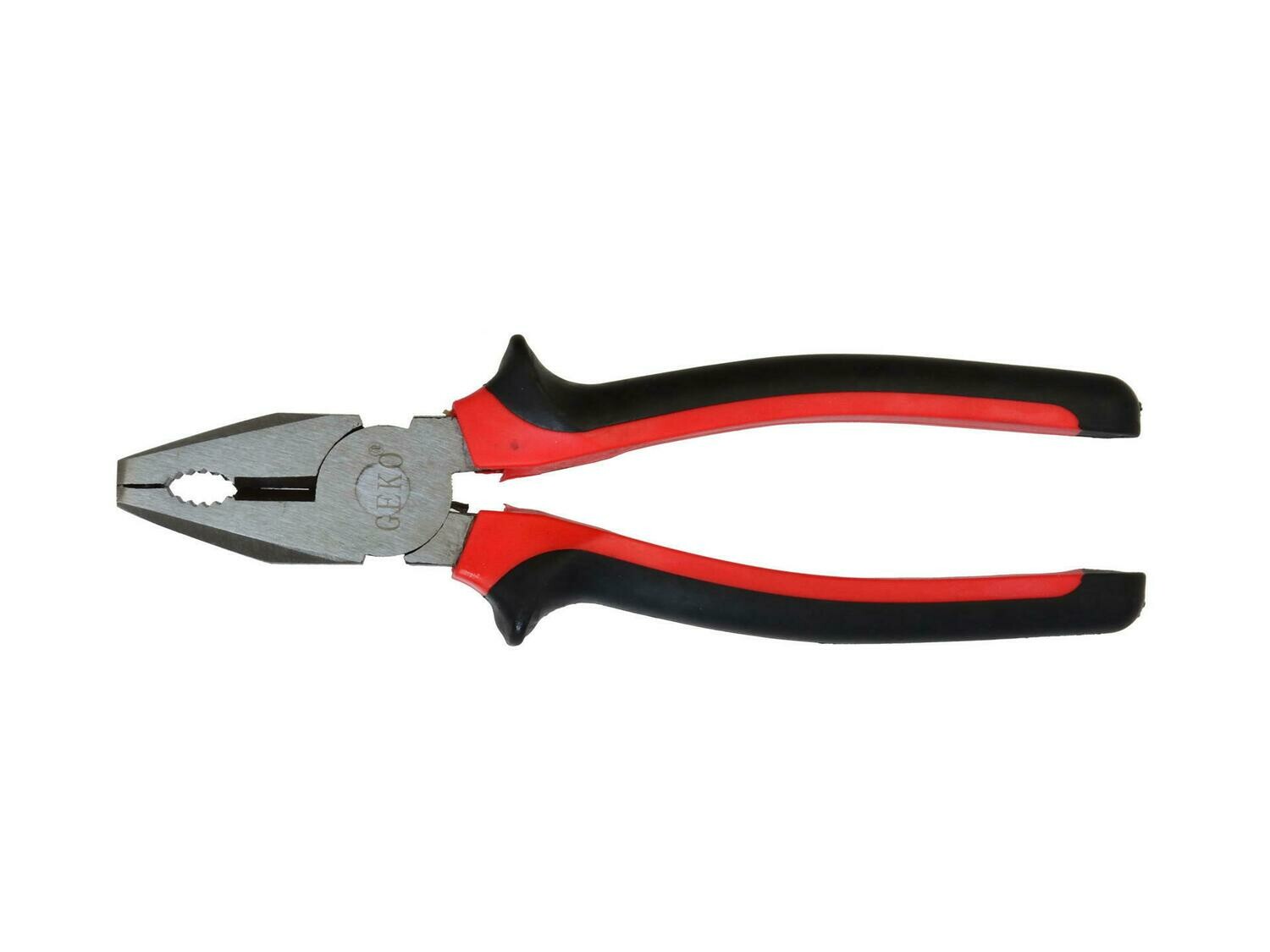 Kombinationszange, vernickelt, 200 mm (rot und schwarz) (60)