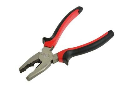 Zange, vernickelt, 180 mm (rot und schwarz) (60)