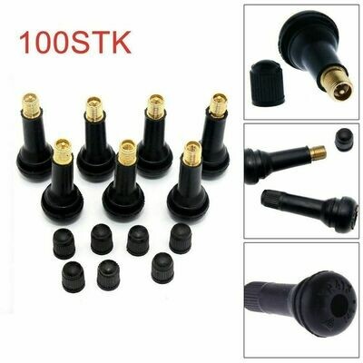 100 x Gummiventile TR418 Premium