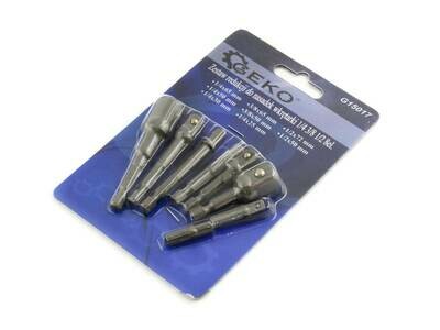8 tlg Stecknuss Adapter 1/4" 3/8" 1/2"