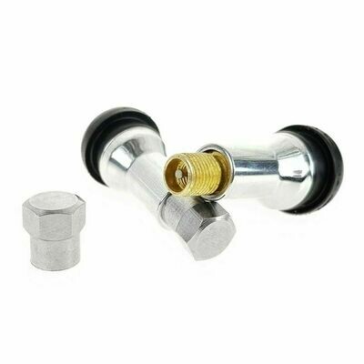 50x Chrome Ventile TR414
