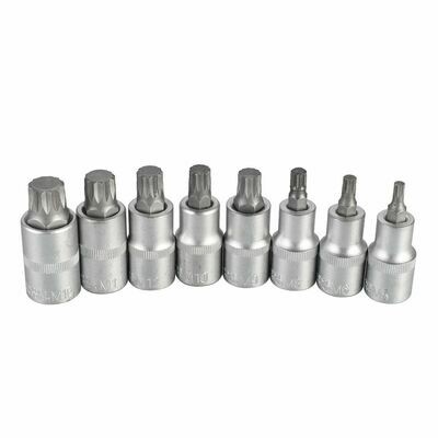 Innen Vielzahn Steckschlüssel Satz, 26-teilig 1/2"