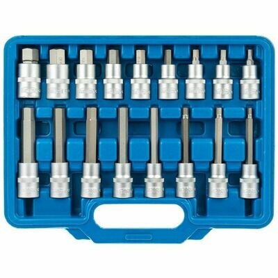1/2" Steckschlüssel Satz Torx Vielzahn Sechskant