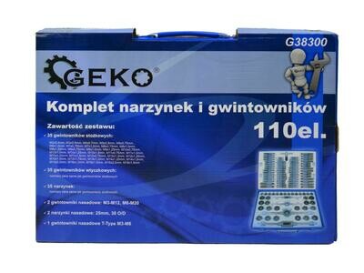 Set mit 110 Stück Matrizen und Gewindebohrern Premium
