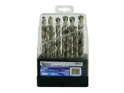 HSS-Bohrer für Metall 1-13 mm 25 Stück / Satz