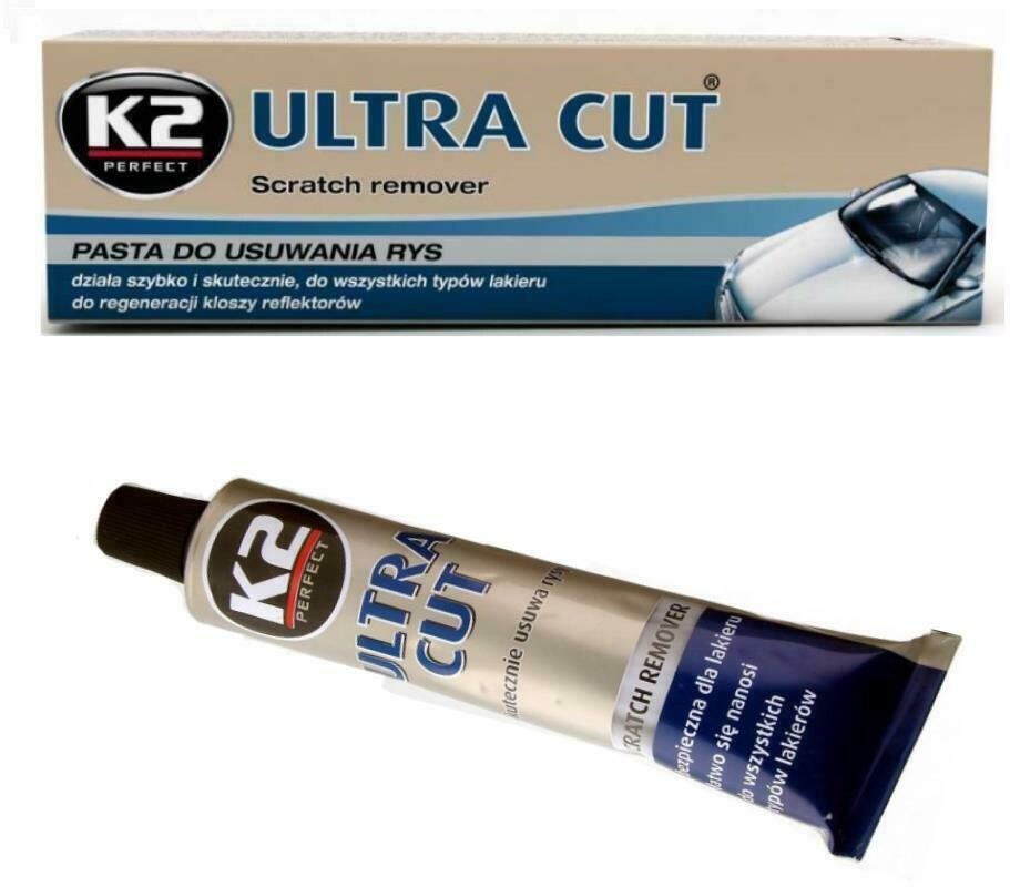 SCHLEIFPASTE + POLITUR KRATZER ENTFERNEN KRATZERENTFERNER  100g K2