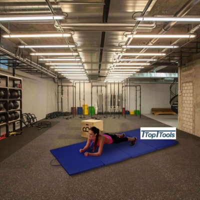 Klappbar Turnmatte Weichbodenmatte Gymnastikmatte Yogamatte Fitnessmatte Tragbar / 5 cm dicke