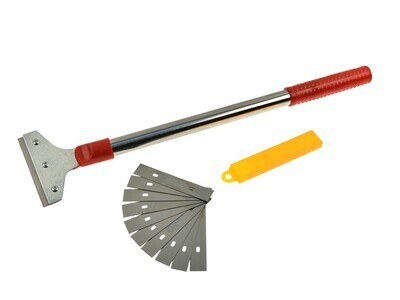 Wand- und Fensterschaber 48cm + 10 Klingen