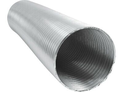Alu Flexrohr 5m 76mm zweilagig, flexibles Aluminium Lüftungsrohr Flex Schlauch