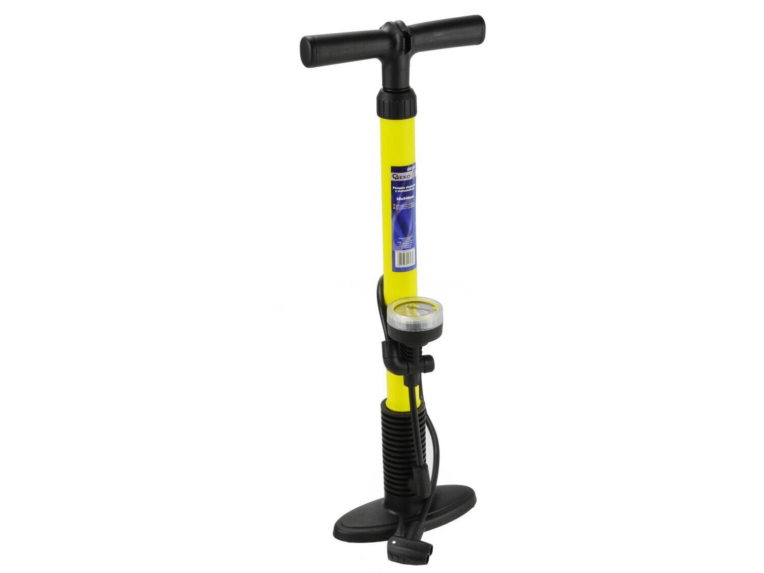 Standpumpe mit Manometer 35x500mm GEKO PROFI