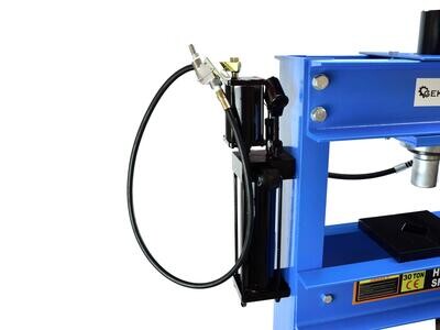 30 Tonnen luft-/hydraulische Werkstattpresse mit Manometer
